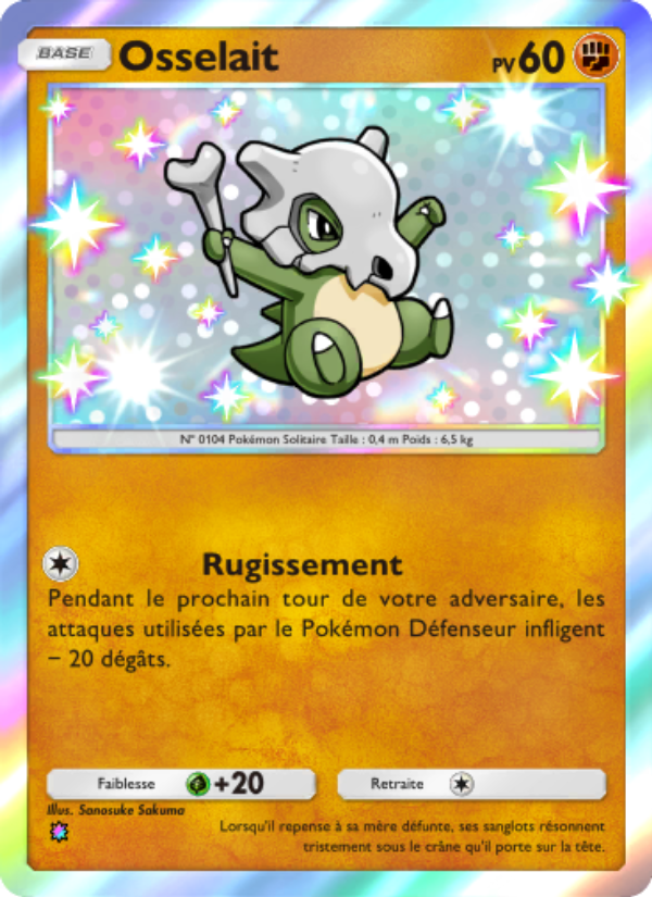 Osselait 226 — Gardiens Astraux (French Pokémon TCG card)