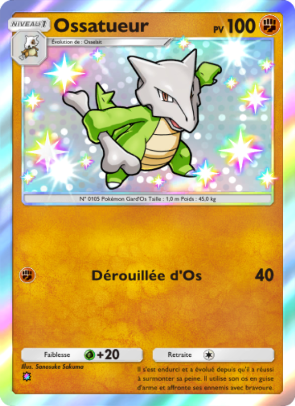 Ossatueur 227 — Gardiens Astraux (French Pokémon TCG card)