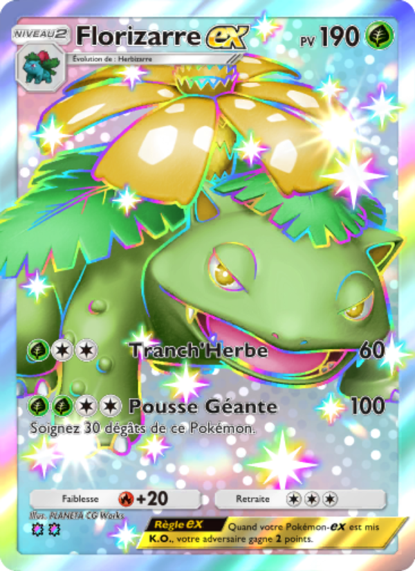 Florizarre-ex 230 — Gardiens Astraux (French Pokémon TCG card)