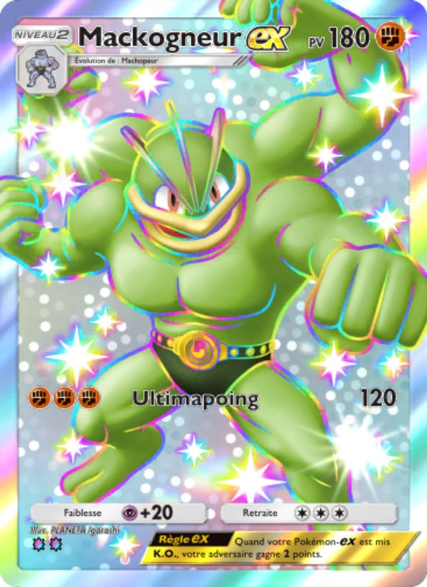 Mackogneur-ex 235 — Gardiens Astraux (French Pokémon TCG card)