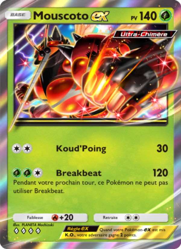 Mouscoto-ex 006 — Crise Interdimensionnelle (French Pokémon TCG card)