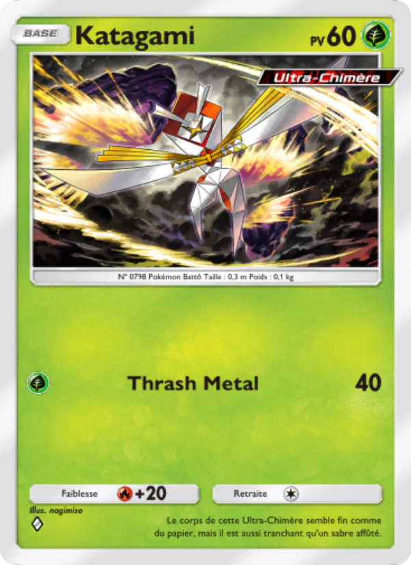 Katagami 008 — Crise Interdimensionnelle (French Pokémon TCG card)