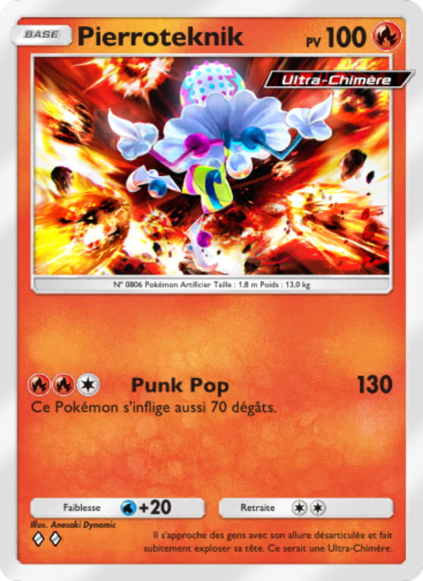 Pierroteknik 009 — Crise Interdimensionnelle (French Pokémon TCG card)