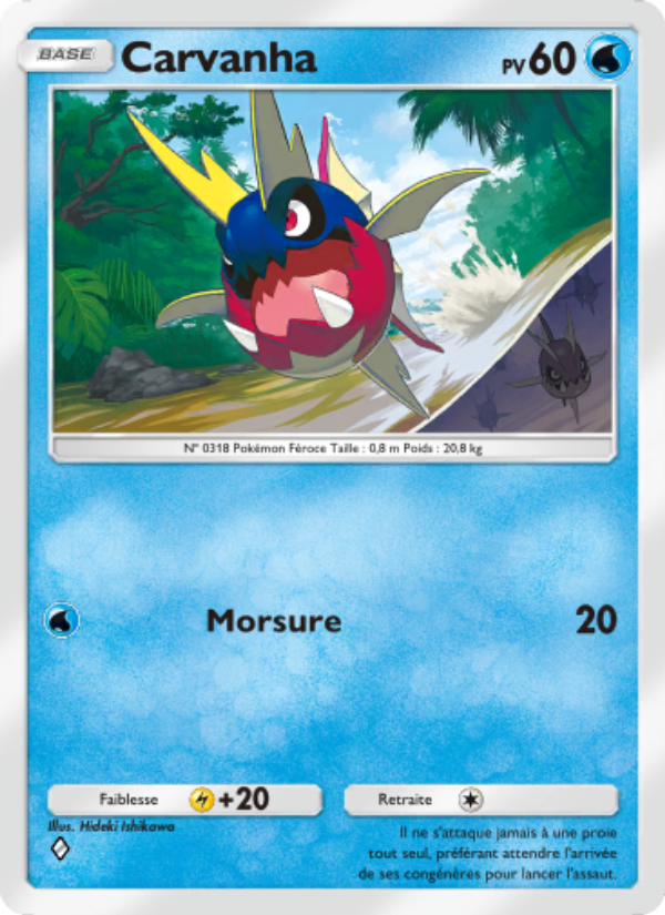 Carvanha 011 — Crise Interdimensionnelle (French Pokémon TCG card)