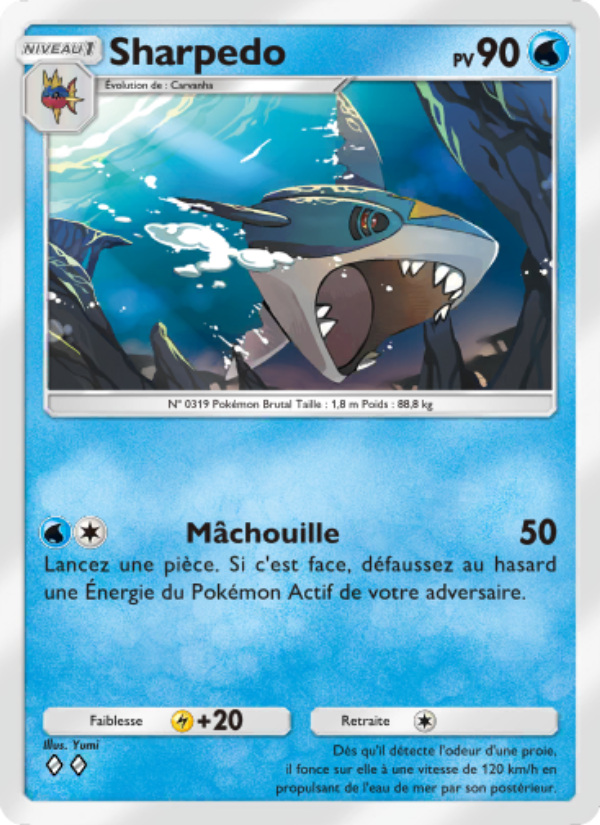 Sharpedo 012 — Crise Interdimensionnelle (French Pokémon TCG card)