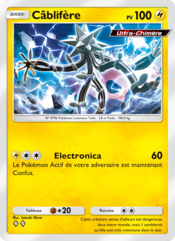 Câblifère 020 — Crise Interdimensionnelle (French Pokémon TCG card)