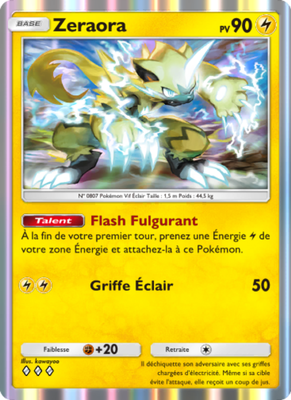 Zeraora 021 — Crise Interdimensionnelle (French Pokémon TCG card)