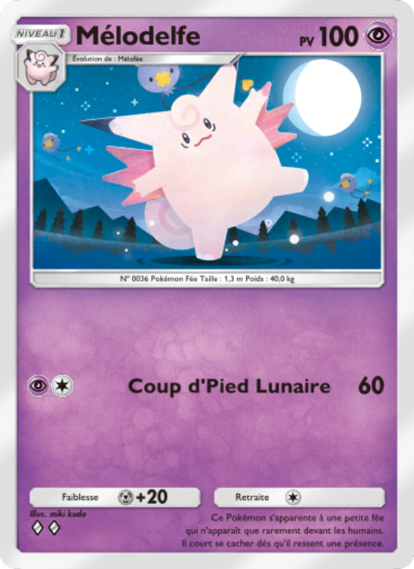 Mélodelfe 023 — Crise Interdimensionnelle (French Pokémon TCG card)