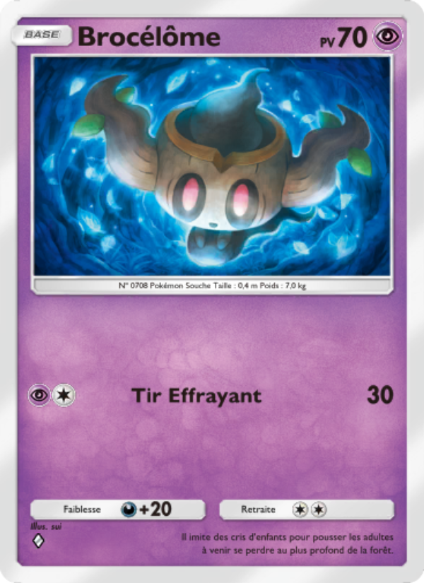 Brocélôme 024 — Crise Interdimensionnelle (French Pokémon TCG card)