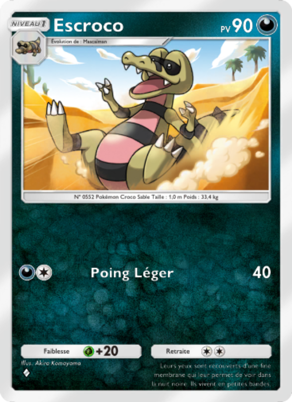 Escroco 040 — Crise Interdimensionnelle (French Pokémon TCG card)