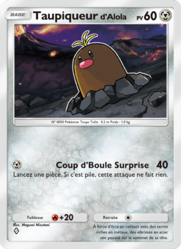 Taupiqueur d'Alola 046 — Crise Interdimensionnelle (French Pokémon TCG card)