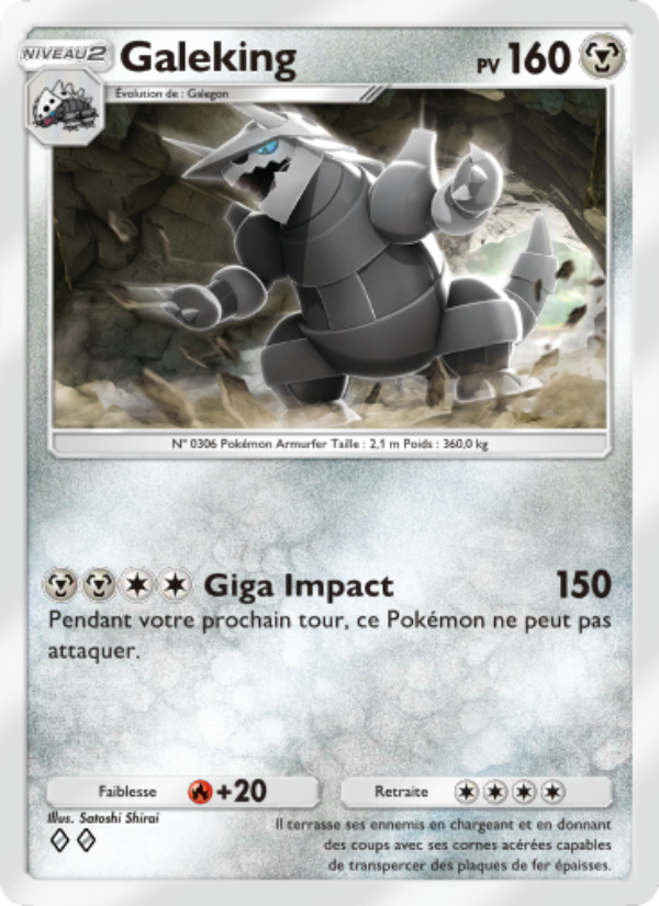 Galeking 050 — Crise Interdimensionnelle (French Pokémon TCG card)