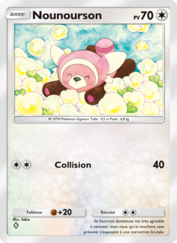 Nounourson 057 — Crise Interdimensionnelle (French Pokémon TCG card)