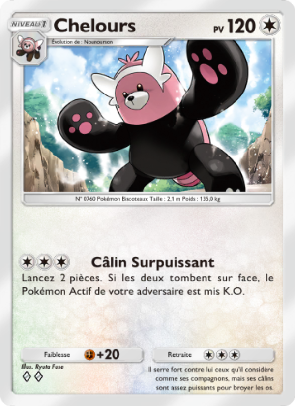 Chelours 058 — Crise Interdimensionnelle (French Pokémon TCG card)