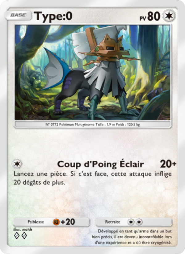 Type:0 060 — Crise Interdimensionnelle (French Pokémon TCG card)