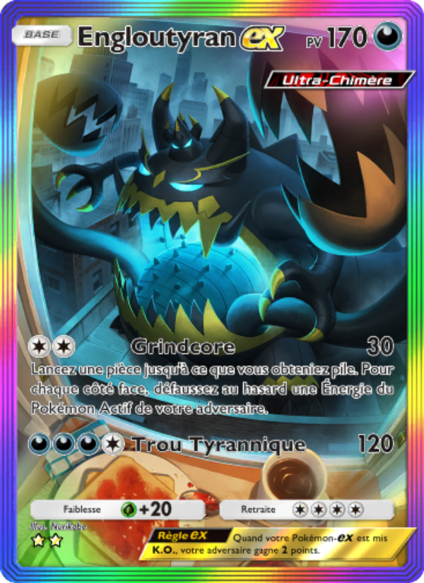 Engloutyran-ex 086 — Crise Interdimensionnelle (French Pokémon TCG card)