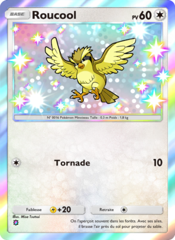 Roucool 095 — Crise Interdimensionnelle (French Pokémon TCG card)