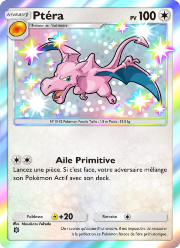 Ptéra 098 — Crise Interdimensionnelle (French Pokémon TCG card)