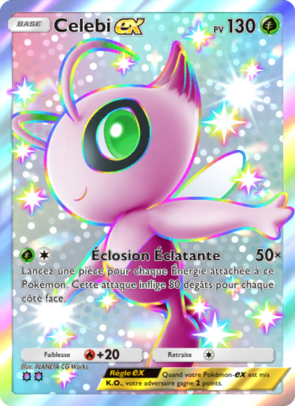 Celebi-ex 099 — Crise Interdimensionnelle (French Pokémon TCG card)