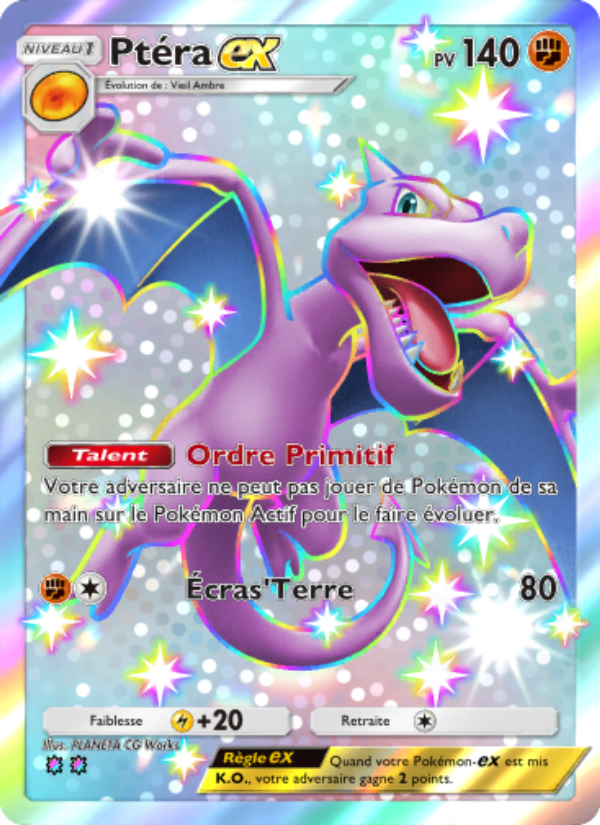 Ptéra-ex 101 — Crise Interdimensionnelle (French Pokémon TCG card)