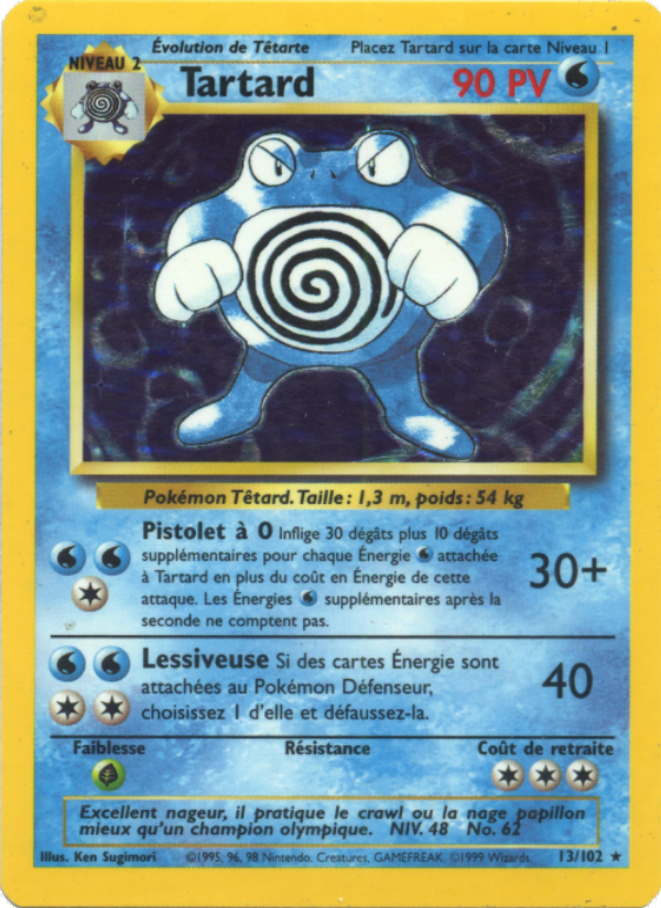 Tartard 13 — Set de Base (French Pokémon TCG card)