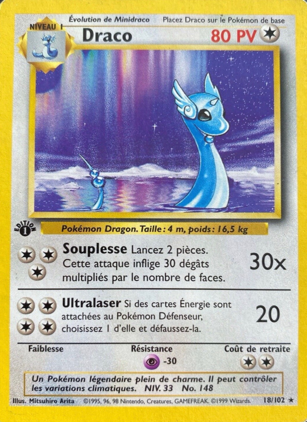 Draco 18 — Set de Base (French Pokémon TCG card)