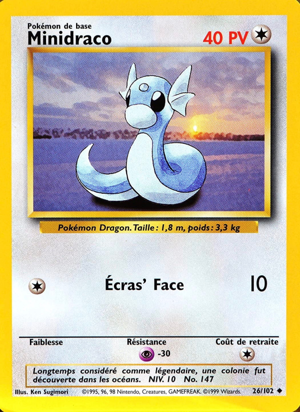Minidraco 26 — Set de Base (French Pokémon TCG card)