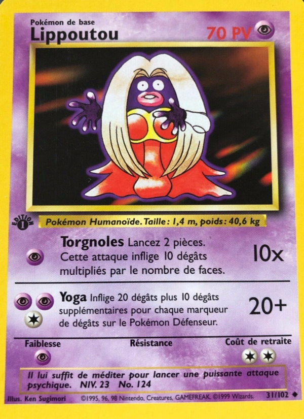 Lippoutou 31 — Set de Base (French Pokémon TCG card)