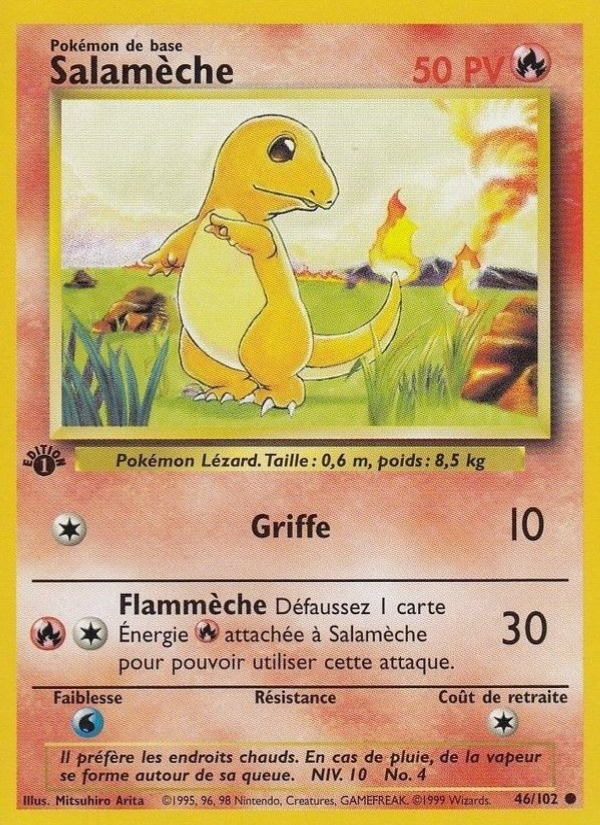 Salamèche 46 — Set de Base (French Pokémon TCG card)