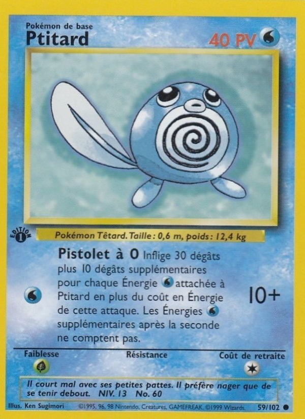 Ptitard 59 — Set de Base (French Pokémon TCG card)