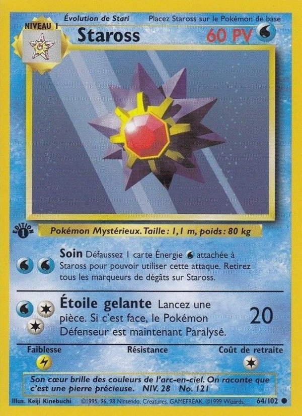 Staross 64 — Set de Base (French Pokémon TCG card)