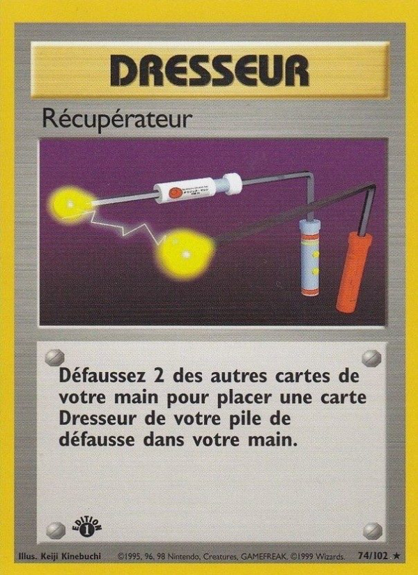Récupérateur 74 — Set de Base (French Pokémon TCG card)