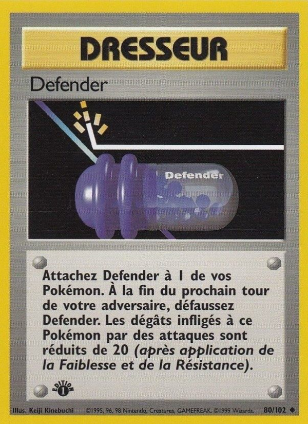 Defender 80 — Set de Base (French Pokémon TCG card)