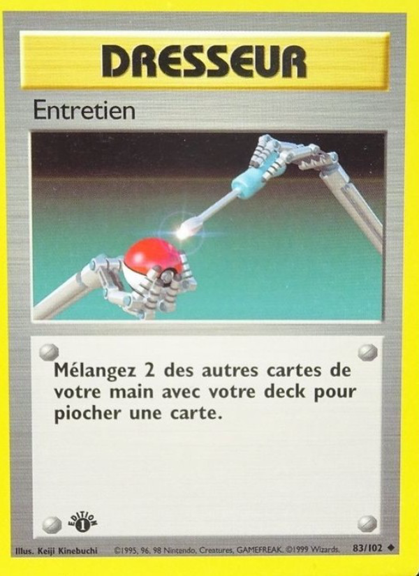 Entretien 83 — Set de Base (French Pokémon TCG card)
