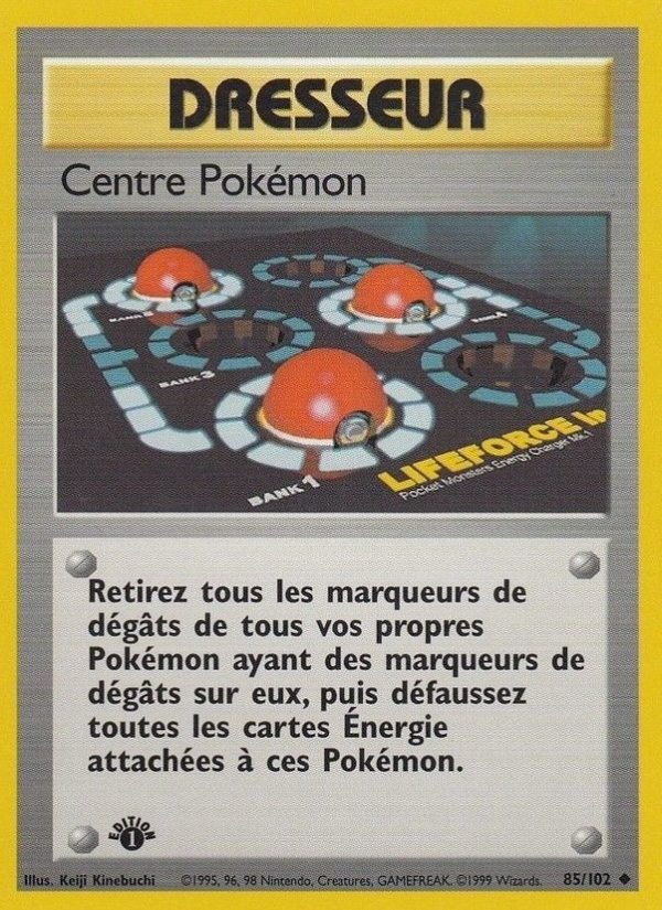Centre Pokémon 85 — Set de Base (French Pokémon TCG card)