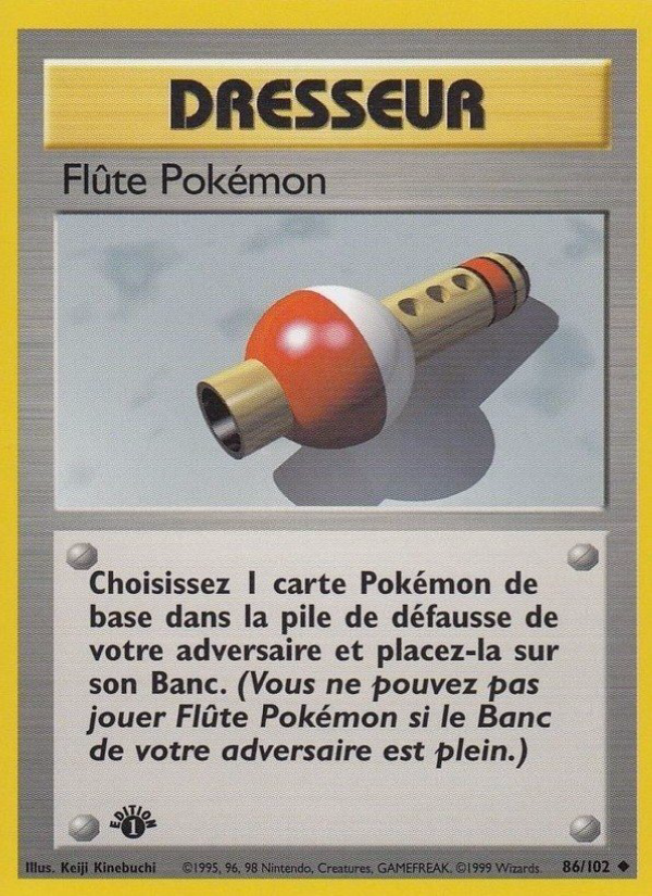 Flûte Pokémon 86 — Set de Base (French Pokémon TCG card)