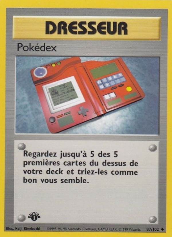 Pokédex 87 — Set de Base (French Pokémon TCG card)