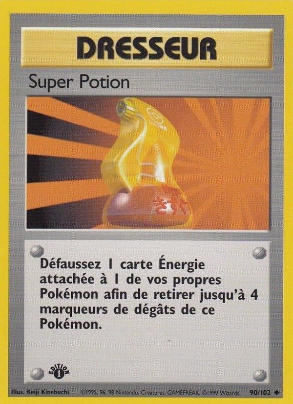 Super Potion 90 — Set de Base (French Pokémon TCG card)