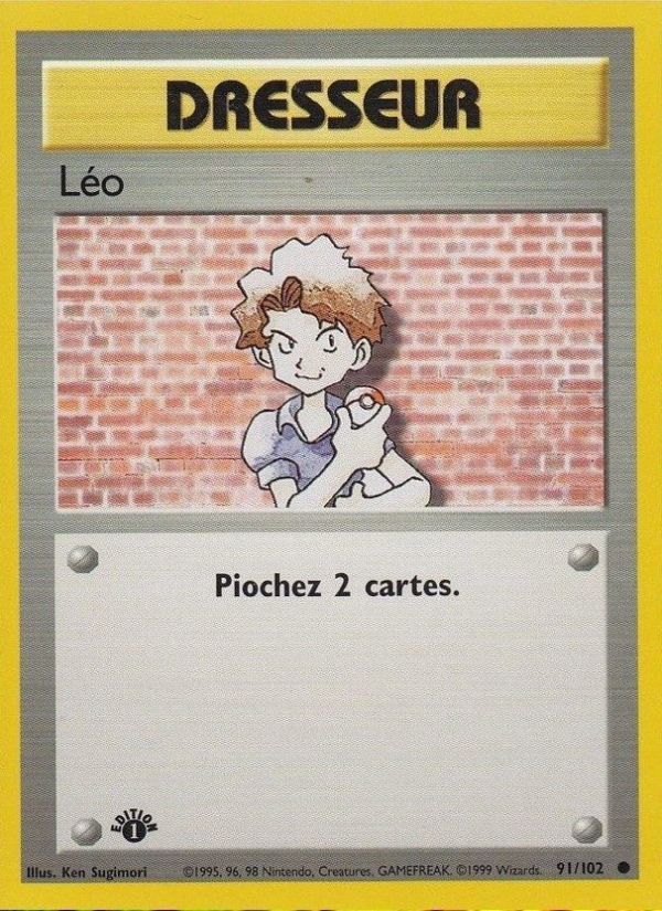 Léo 91 — Set de Base (French Pokémon TCG card)