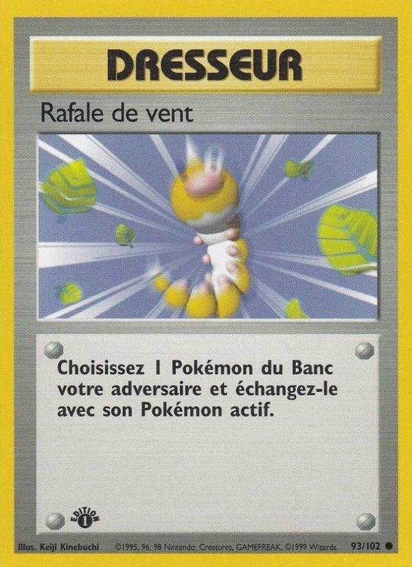 Rafale de vent 93 — Set de Base (French Pokémon TCG card)
