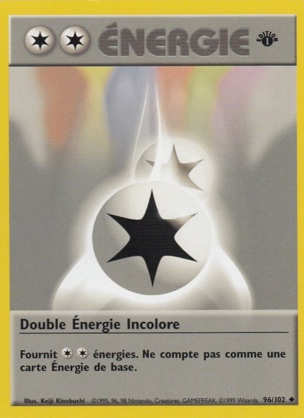 Double Énergie Incolore 96 — Set de Base (French Pokémon TCG card)