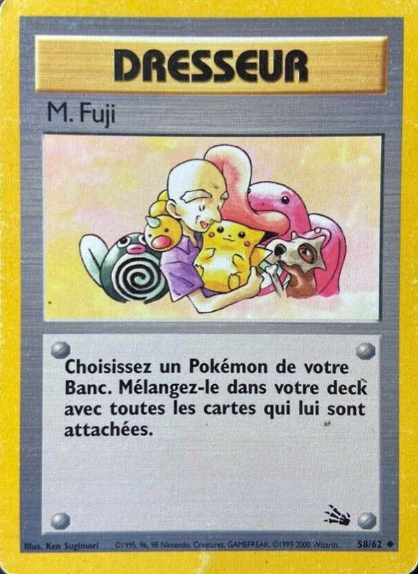 M. Fuji 58 — Fossile (French Pokémon TCG card)