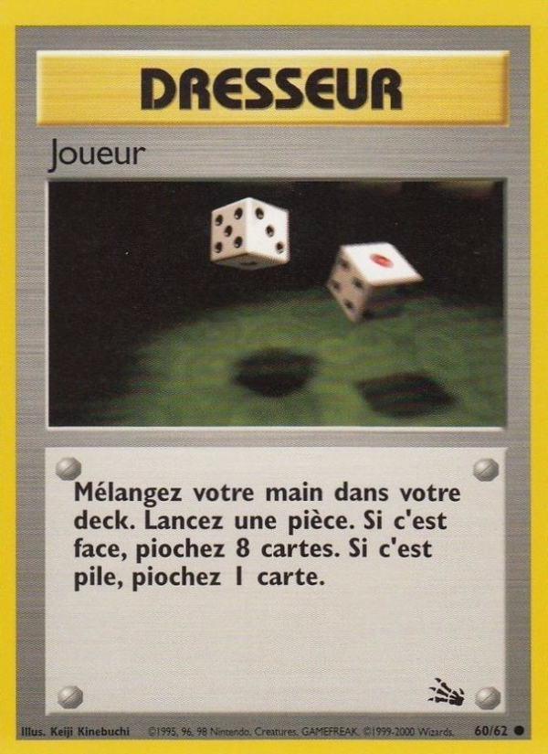 Joueur 60 — Fossile (French Pokémon TCG card)