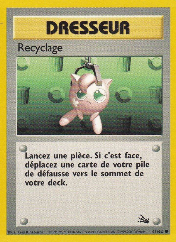 Recyclage 61 — Fossile (French Pokémon TCG card)