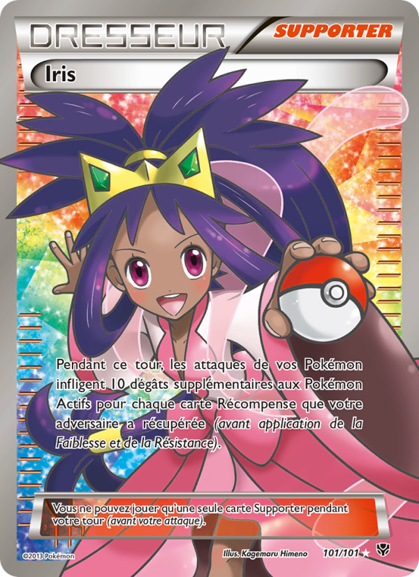 Iris 101 — Explosion Plasma (French Pokémon TCG card)