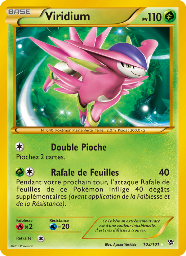 Viridium 103 — Explosion Plasma (French Pokémon TCG card)