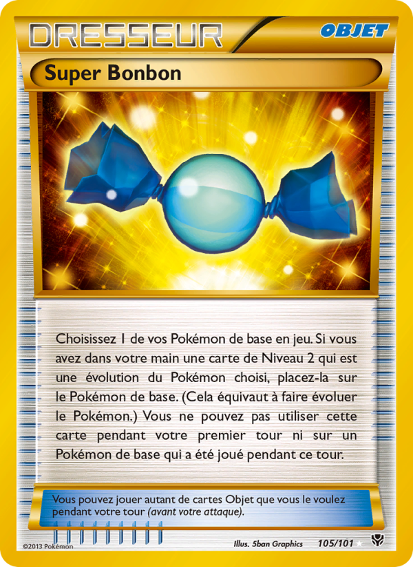 Super Bonbon 105 — Explosion Plasma (French Pokémon TCG card)