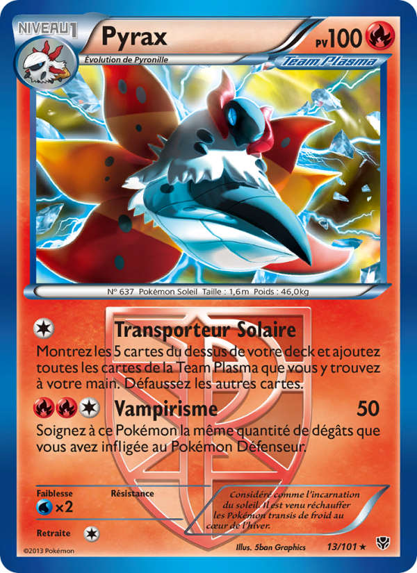 Pyrax 13 — Explosion Plasma (French Pokémon TCG card)
