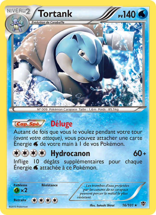 Tortank 16 — Explosion Plasma (French Pokémon TCG card)