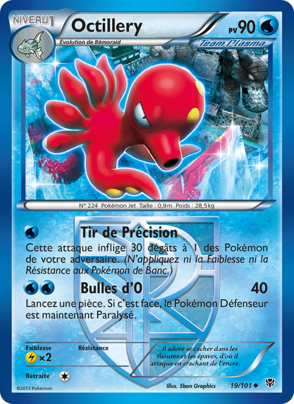 Octillery 19 — Explosion Plasma (French Pokémon TCG card)